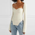 MiKlahFashion Women - Apparel - Top- Sweater Square Collar Sweater