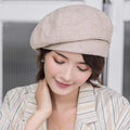 MiKlahFashion Women - Accessories - hat khaki Plaid Beret