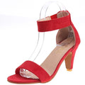MiKlahFashion Red / 35 Chic Summer Sandals