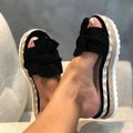 MiKlahFashion women - footwear- flip flops Black / 37 D Rave Flip-flops