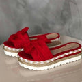 MiKlahFashion women - footwear- flip flops Red / 37 D Rave Flip-flops