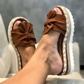 MiKlahFashion women - footwear- flip flops Brown / 35 D Rave Flip-flops