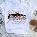 MiKlahFashion Women-Graphic -T-Shirt D / L God Says... Graphic T-Shirts