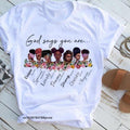 MiKlahFashion Women-Graphic -T-Shirt J / S God Says... Graphic T-Shirts