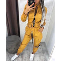 MiKlahFashion Woman - Apparel - Activewear- Set Yellow / L Streetwear Track Suit