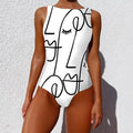 MiKlahFashion women - Apparel Swimsuit Style 3 / XL Black and White Swimsuit