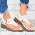 MiKlahFashion woman - footwear - sandals White / 8.5 D Zone Wedges Sandals