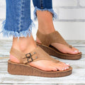 MiKlahFashion woman - footwear - sandals Brown / 5 D Zone Wedges Sandals
