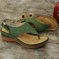 MiKlahFashion woman - footwear - sandals green / 5 Nifty Sandals