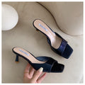 MiKlahFashion woman - footwear - sandals D.blue / 8.5 On Slide Elegant Mule Sandals