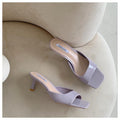 MiKlahFashion woman - footwear - sandals Purple / 5 On Slide Elegant Mule Sandals