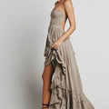MiKlahFashion Women - Apparel - Dresses - Casual gray / S Boho Bohemian Dress