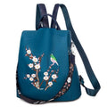 MiKlahFashion Women - Accessories - Backpack Embroidery-blue 2 / China Embroidery Oxford Backpack