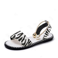 MiKlahFashion woman - footwear - sandals zebra-stripe / 39 So Cute Slingback Sandals