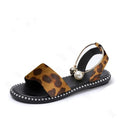 MiKlahFashion woman - footwear - sandals leopard / 37 So Cute Slingback Sandals