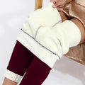 MiKlahFashion Women - Apparel - Activewear - leggings Red / XXL Lamb Wool Cold Resistant Leggings