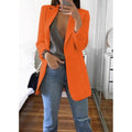 MiKlahFashion Orange / S Oversize Floral Color Blazer