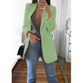 MiKlahFashion Light Green / 5XL Oversize Floral Color Blazer