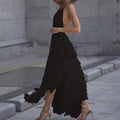 MiKlahFashion Women - Apparel - Dresses - Day to Night black / M Swinging Backless Dress