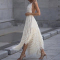 MiKlahFashion Women - Apparel - Dresses - Day to Night white / M Swinging Backless Dress