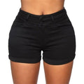 MiKlahFashion women -Apparel -pants black / S Stretchy Jean Shorts