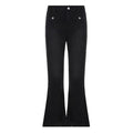 MiKlahFashion Women-Apparel-Pants black / M Low Waist Wide Leg Jeans