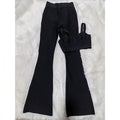 MiKlahFashion Pant Suits Black / XS Bodycon Rayon Pant Set