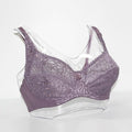 MiKlahFashion woman - intimate - bra Purple Gray / B / 32 Lace Perspective Bra - Purple Gray