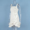 Trendsi Women - Apparel - Dresses Pure White Suspender Dress