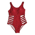 MiKlahFashion swimsuit Red / XXL Rays Plus Size Swimsuit