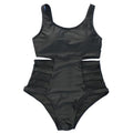 MiKlahFashion Black / XL Rays Plus Size Swimsuit
