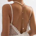 MiKlahFashion necklace Simulated Pearls Chain Tassel