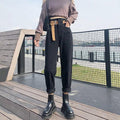 MiKlahFashion jeans Black / S Vintage Baggy Belted Harem Jeans Pants