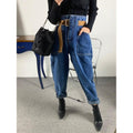 MiKlahFashion jeans Blue / S Vintage Baggy Belted Harem Jeans Pants