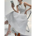 MiKlahFashion Women - Apparel - Dresses - Day to Night White Temperament Goddess Long Dress Dress